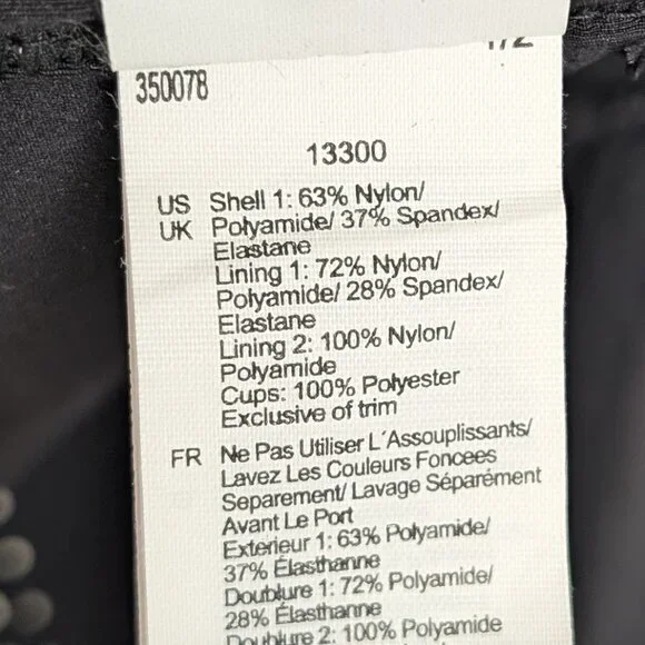 Brooks Dare Underwire Sports Bra, Black, Size 36D - Picture 10 of 10